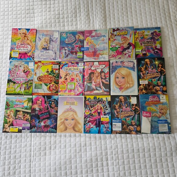 Barbie DVD Lot of 18 Movies Games New Old Stock NOS Y2K 2000s Sealed - Picture 10 of 10